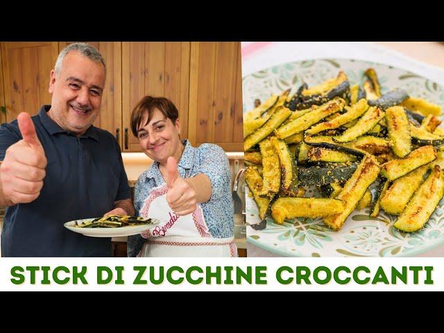  STICK DI ZUCCHINE CROCCANTI  in Friggitrice ad Aria - Ricetta Inutile di Marco 