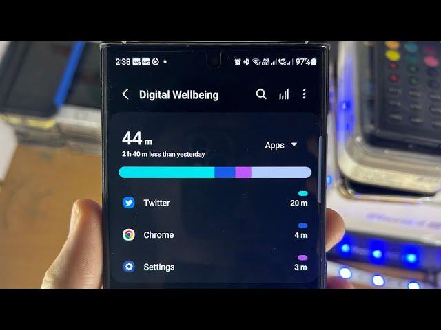 How To Check Screen Time on Samsung Galaxy S23 Ultra!