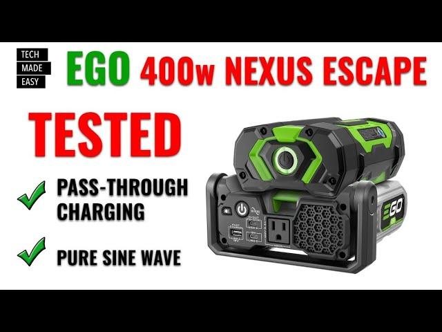 TESTED EGO 400w NEXUS ESCAPE Inverter EGO PAD5000