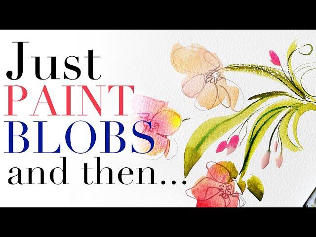 The Best Watercolor Flower for Ultra Beginners