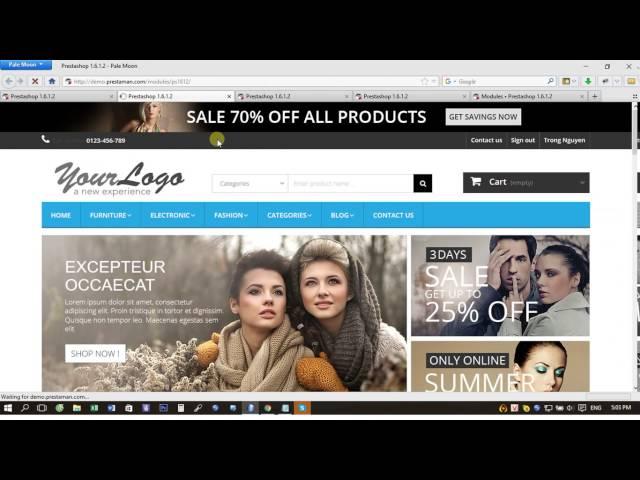 Rich Mega Menu – Advanced Prestashop mega menu module