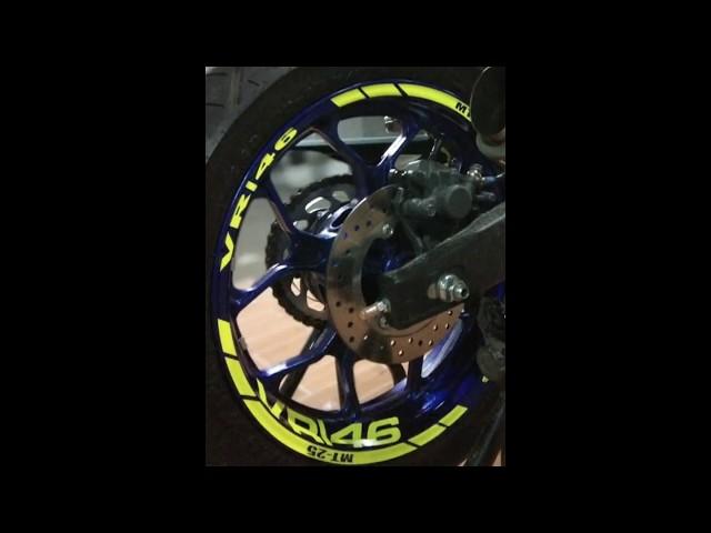 INI DIA MODIF VELG DENGAN STIKER VELG CUSTOM Murah cuma 100rb