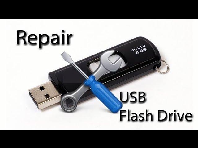 Repair your USB flash drive without any software