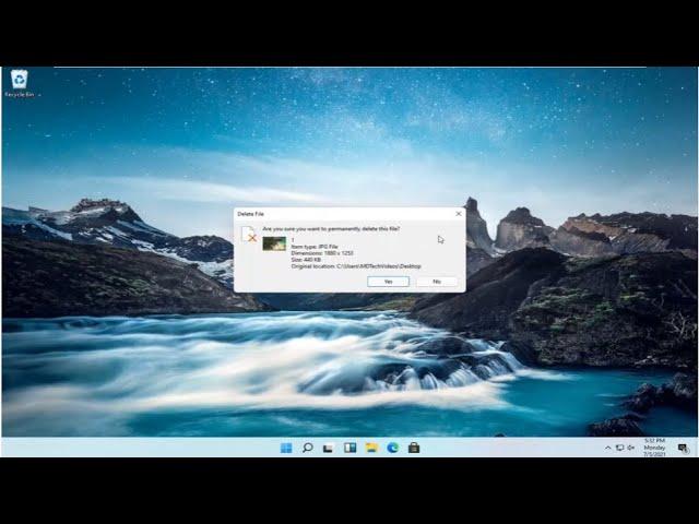 Windows 11: How to Empty Recycle Bin