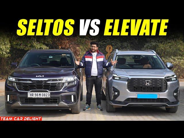 Most Feature Rich vs Value for Money SUV | Kia Seltos vs Honda Elevate