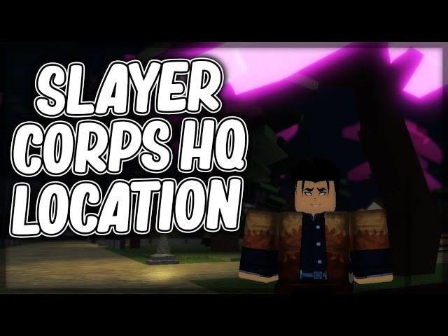 SLAYER CORPS/HQ BASE LOCATION IN DEMONFALL!! | Demon Fall Fast Demon Slayer Corps HQ Base Codes