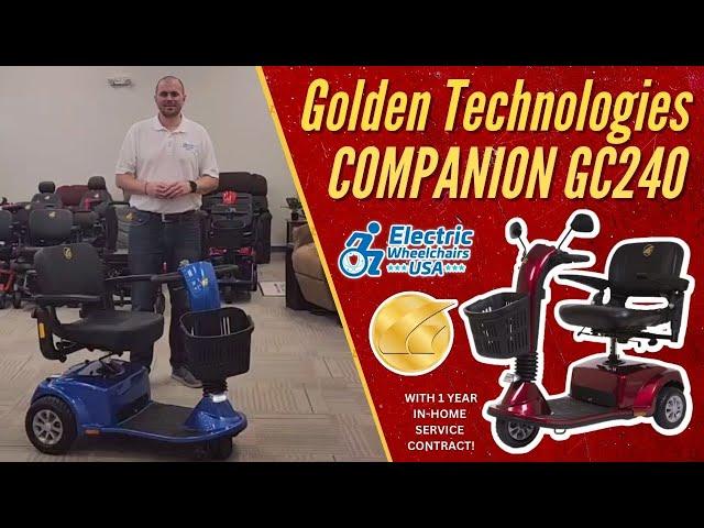 Golden Technologies Companion Mobility Scooter GC240 [2024]