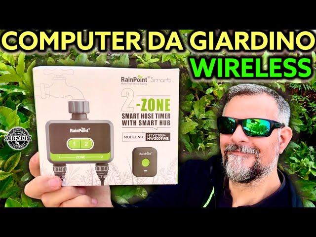 Dual Zone Garden Computer, Wireless with Wifi Bluetooth and App, Smart Irrigation. RainPoint Timer