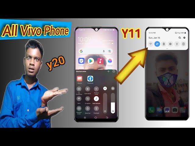 How to Change Vivo All Phone In Shortcut Center. Shortcut Center Ko Kaese Badle.