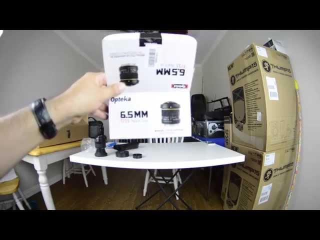 Opteka 6.5mm Fisheye Lens (NIKON) Unboxing/Quick Test