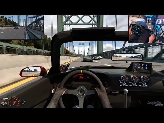 Assetto Corsa - California Highway | Honda S2000 #assettocorsa #automobile #simracing #honda