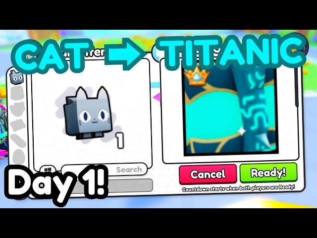 Cat to Titanic #1 - FIRST HUGE! A new beginning... (Pet Simulator 99)