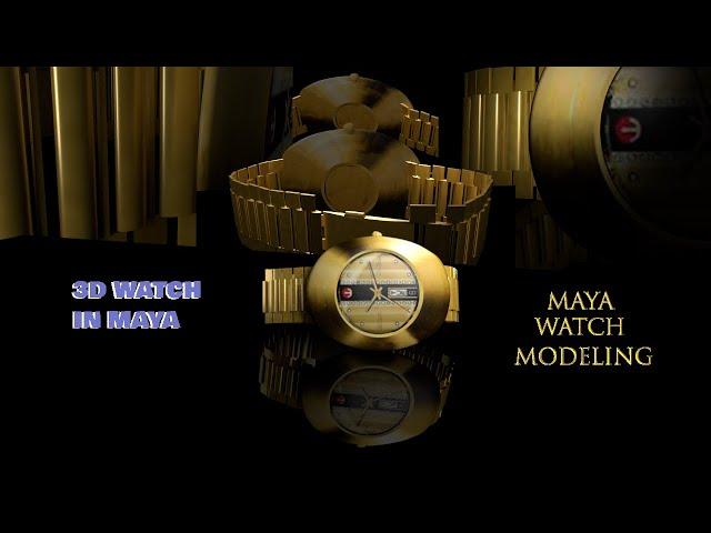 Lets look into 3D watch model \maya