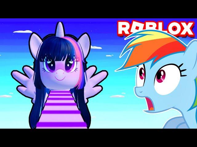 ESCAPANDO DO OBBY de MLP (Roblox My Little Pony Obby) #LuliRarity