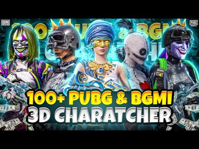 100+ ULTRAHDR Pubg/Bgmi Characters PNG Pack | PNG Pack For Thumbnail | @STAR-Captain ​⁠​⁠