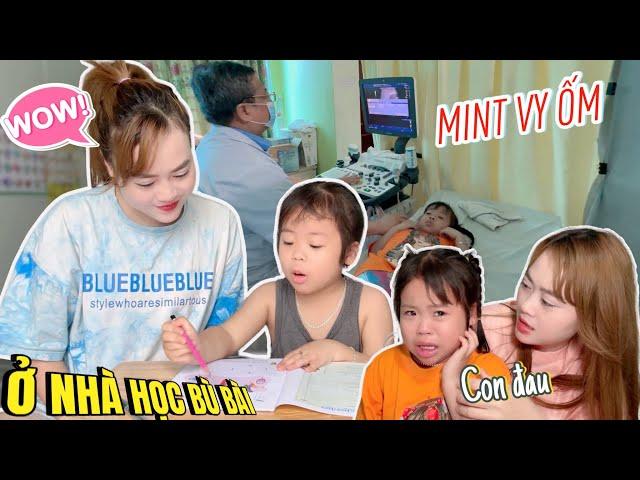 Em Mint Vy Nghỉ Ốm Ở Nhà Thử Thách Làm Hết Quyển Bài Tập Toán Lớp 4 - 5 Tuổi