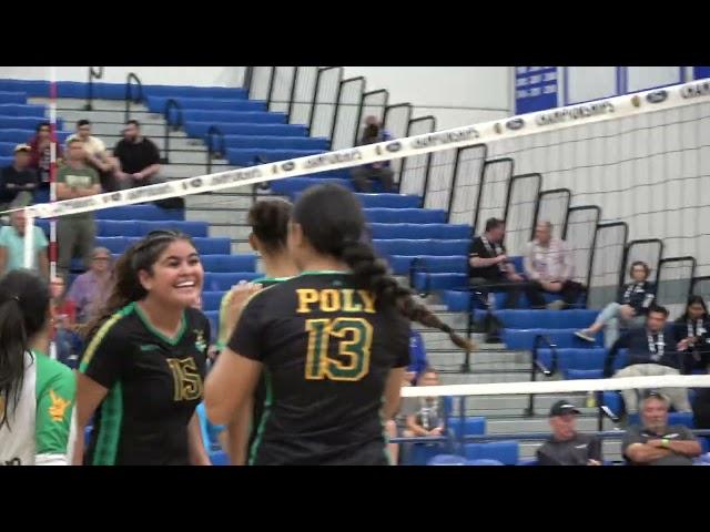 Long Beach Poly Volleyball CIF Championship vs Bishop Diego