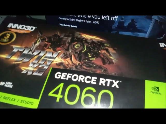 Unboxing INNO3D RTX 4060 8GB #rtx4060 #unboxing #inno3d