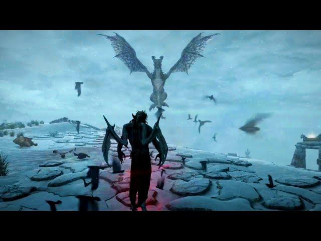 Max Level Vampire Lord vs Legendary Dragon - Skyrim (PS5)