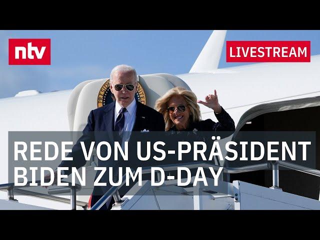 LIVE: Feierlichkeiten zu 80 Jahre D-Day: Rede von US-Präsident Biden