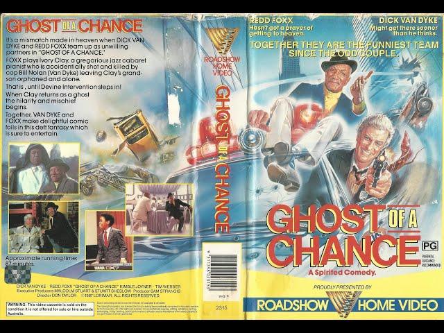 Ghost of a Chance Australian VHS Opening (Roadshow) 1987