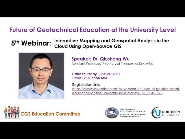 Webinar 5  Interactive Mapping and Geospatial Analysis in the Cloud Using Open-Source GIS