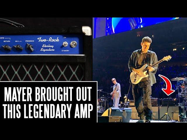 John Mayer Brought Back One Of The Amps Used On WTLI