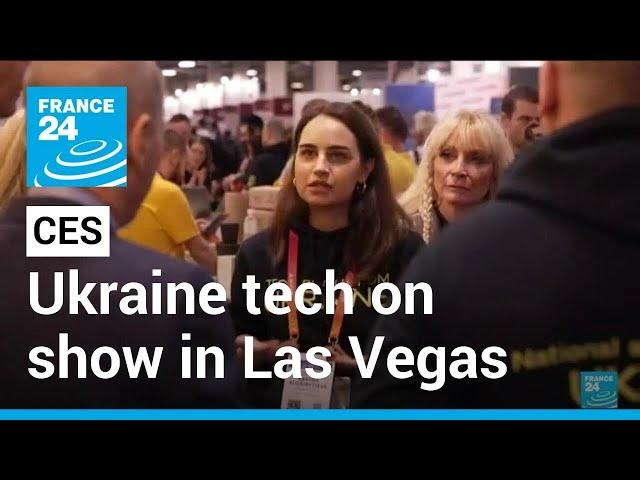 Ukraine tech companies in spotlight at CES • FRANCE 24 English