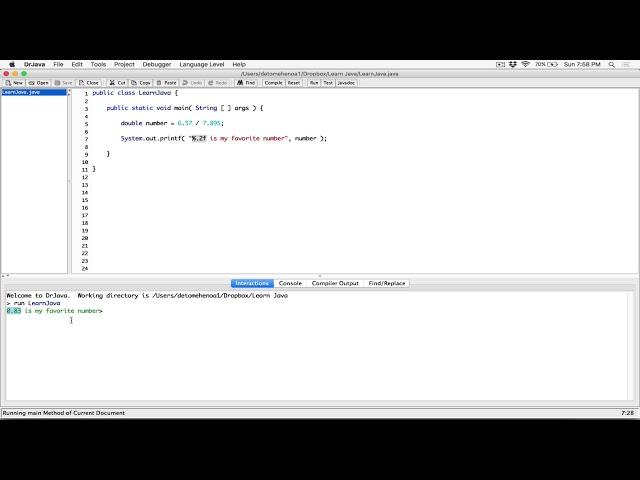 100. Formatting floating point numbers - Learn Java