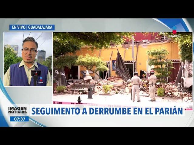 Así amanece El Parían de Tlaquepaque luego del derrumbe que se registró | Noticias con Francisco Zea