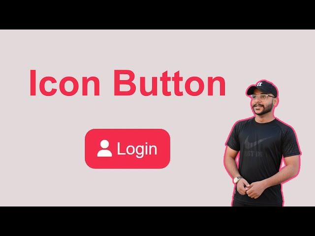 How To Add Icon in Button HTML CSS