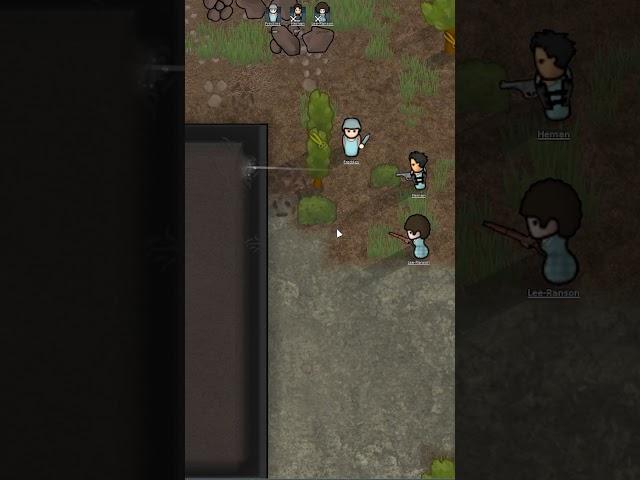 Opening your first Ancient Danger in Rimworld