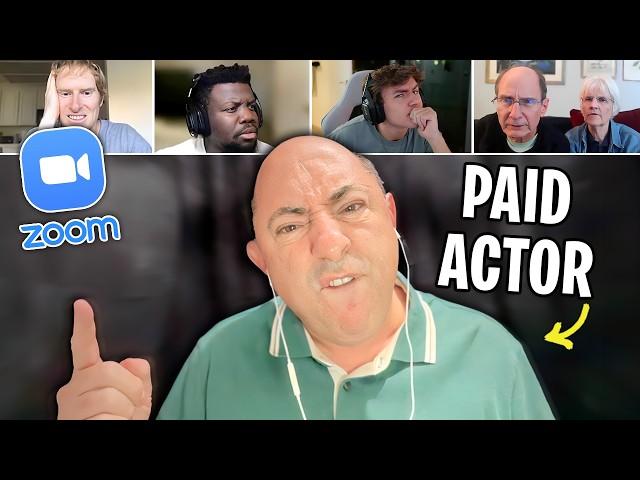 Paying Actor To Troll Zoom Class