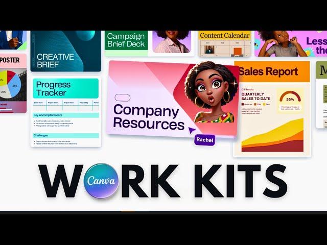 Canva Work Kits for Small Businesses, Creatives, Marketing, Sales, HR, College Students and Teachers