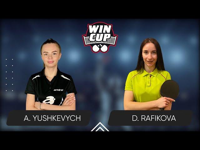 08:30 Anastasiia Yushkevich - Diana Rafikova West 1 WIN CUP 14.06.2024 | Table Tennis WINCUP