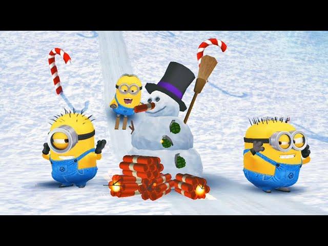 Minions Rush Gameplay Funny Mini Movies - Minions Christmas 2022