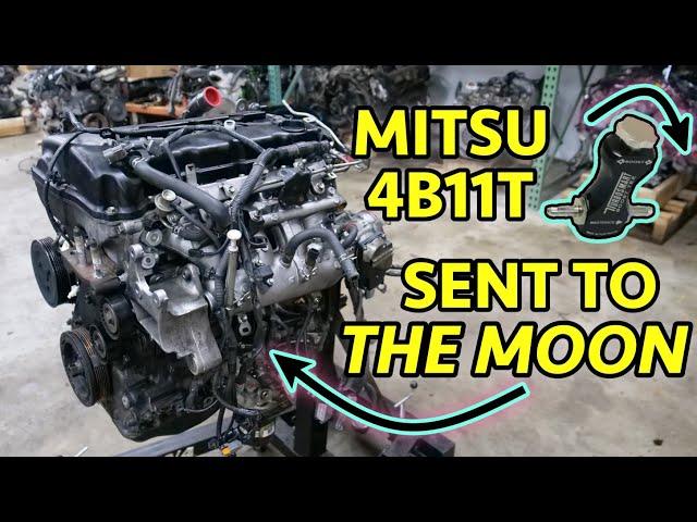 TOTAL CARNAGE! Mitsubishi 4B11T Lancer EvoX Turbo Engine Teardown