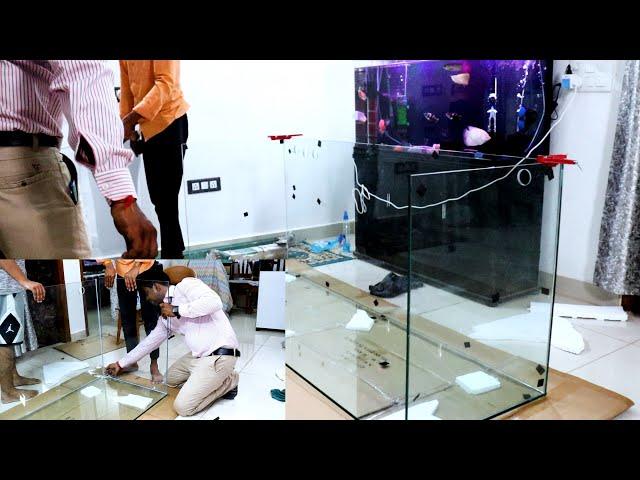 Bulid 6 feet 0 Silicon Monster TanK for Subscriber Lifetime leakage warranty || Big DIY Fish Tank