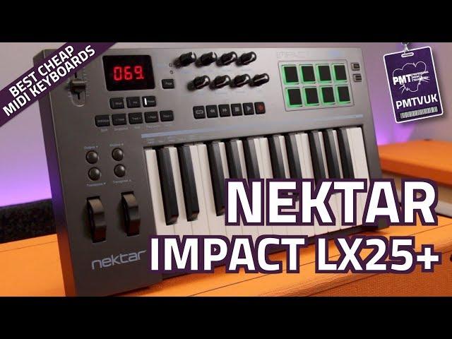 Nektar Impact LX25 Plus USB MIDI Controller Keyboard - Review & Demo