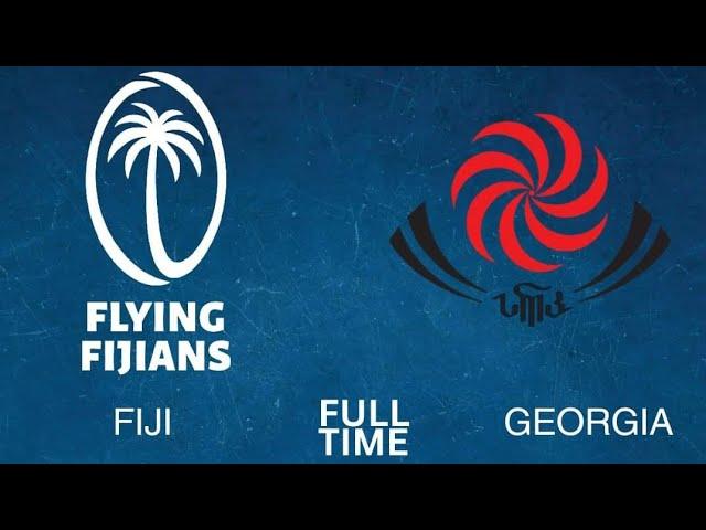 Fiji Vs Georgia (Full Game -Georgian commentary)