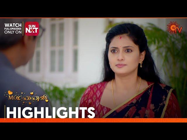 Mr.Manaivi - Highlights | 16 Oct 2024 | Tamil Serial | Sun TV