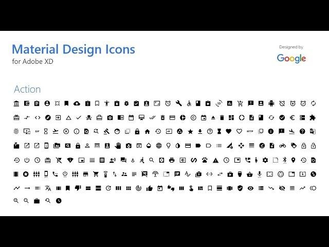 Material Icons for Adobe XD Free Download - How to Download and Use?