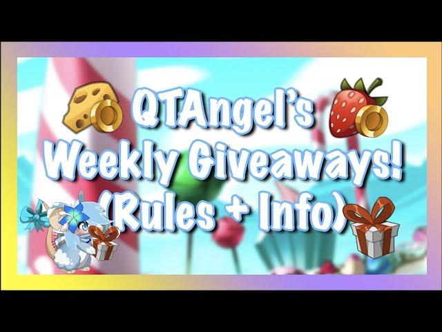 QTAngel's Weekly Giveaways! (Rules & Info)