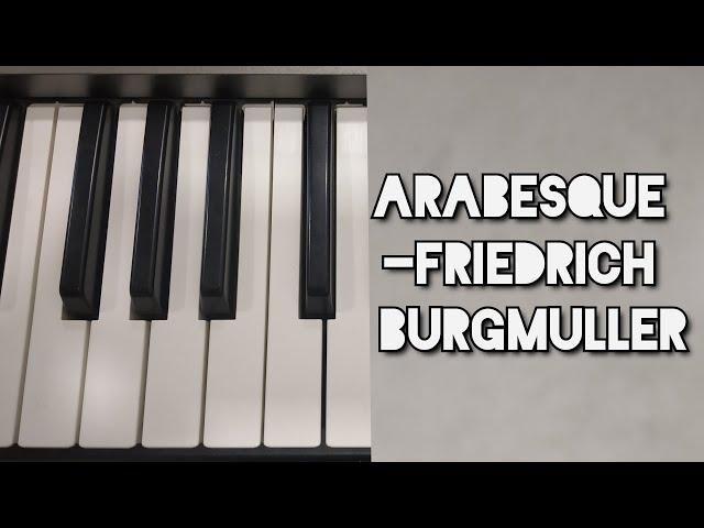 Friedrich Burgmuller - Arabesque played by Neev