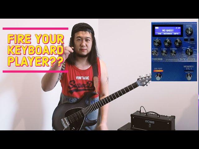 20 Iconic Synth Riffs on Guitar! BOSS SY-200 Synthesizer Demo