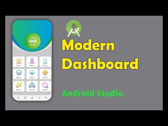 Android UI Design Mobile dashboard UI Tutorial | Best App material design android studio - No 10