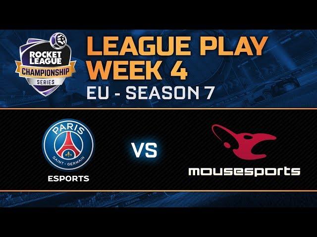 RLCS League Play Week 4 - PSG Esports vs Mousesports