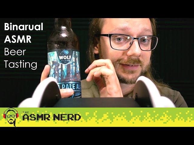 ASMR | Beer Tasting with a 3Dio Binaural Microphone! [ear-to-ear whispering, tapping, pouring, fizz]