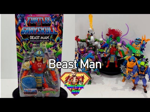 Beast Man - Turtles of Grayskull Toy Quickie Review by the GayComicGeek