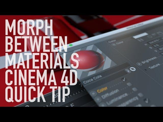 Cinema 4D tutorial - Morph between textures